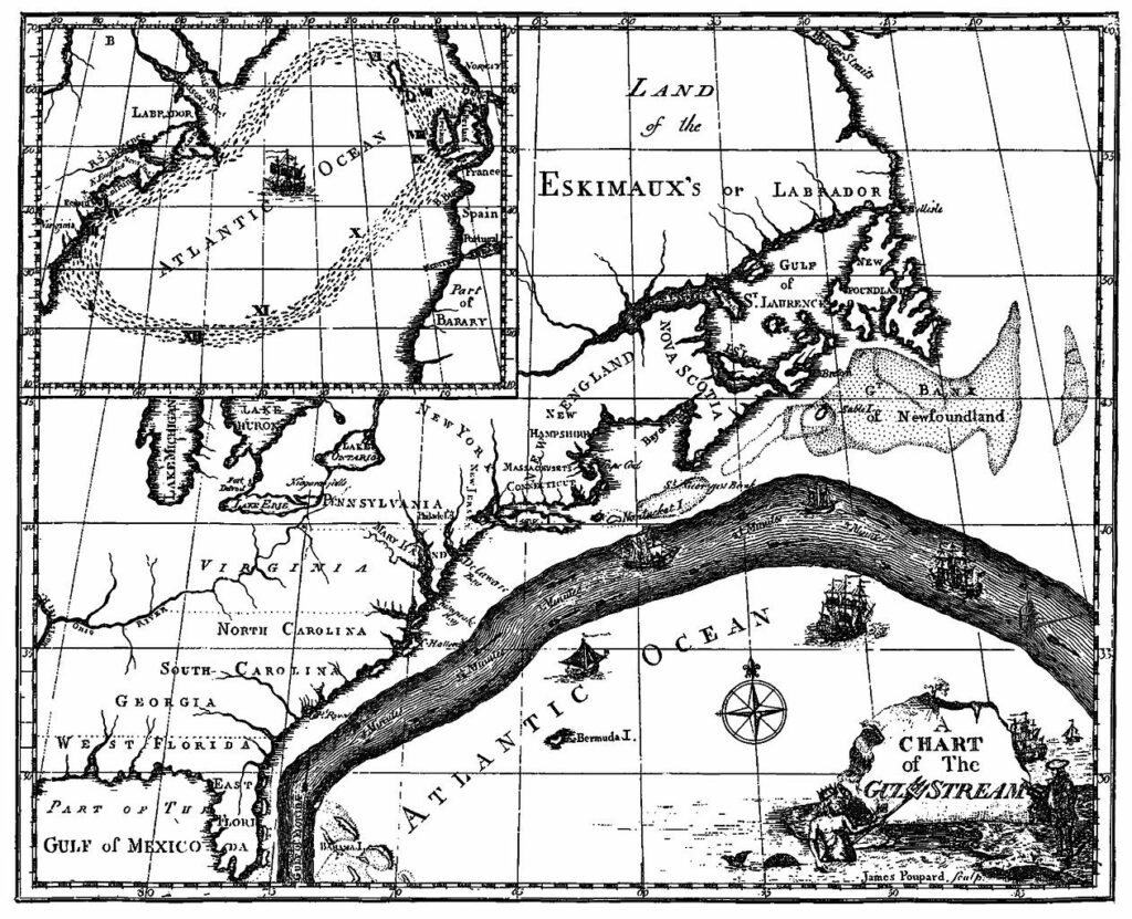 Franklin map of the Gulf Stream