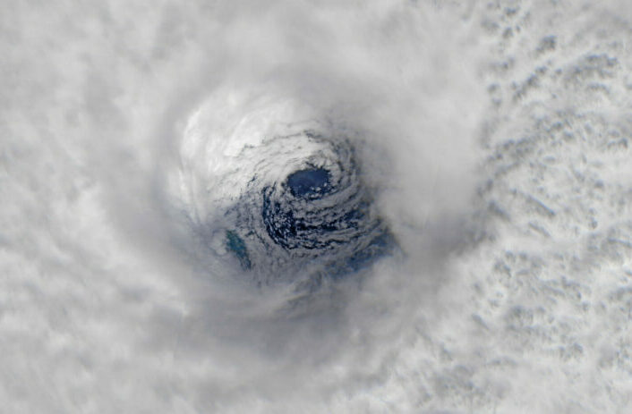 Hurricane Iota satellite image