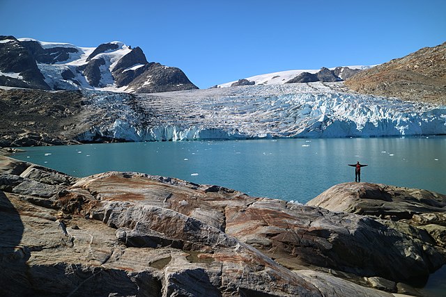 Haan glacier Greenland