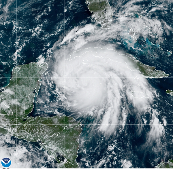 Hurricane Ian 9/26 GOES-East image