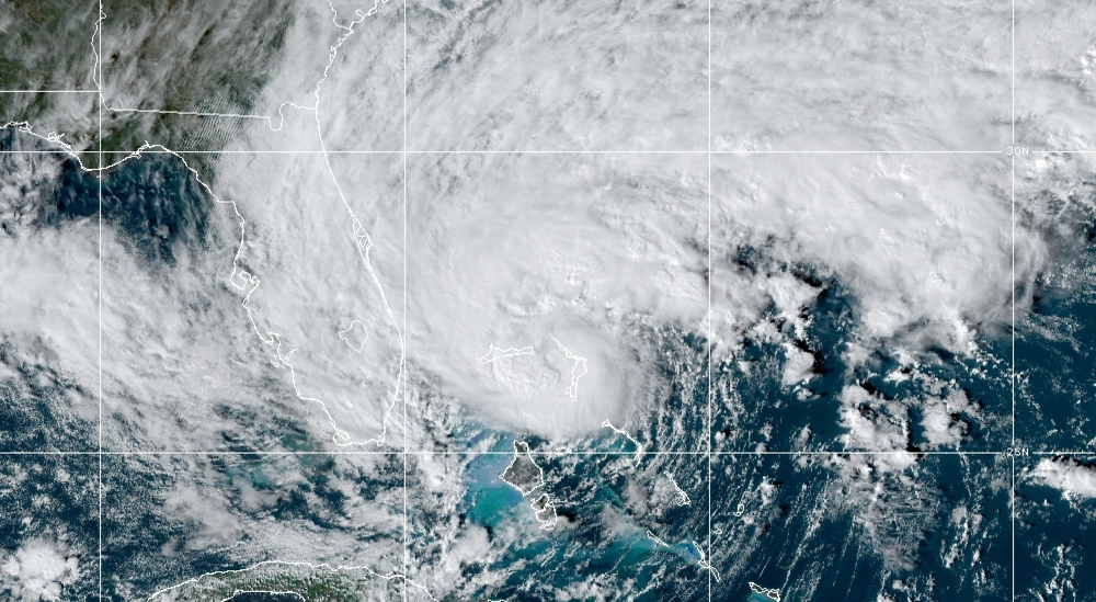 Hurricane Nicole Reaches the Bahamas